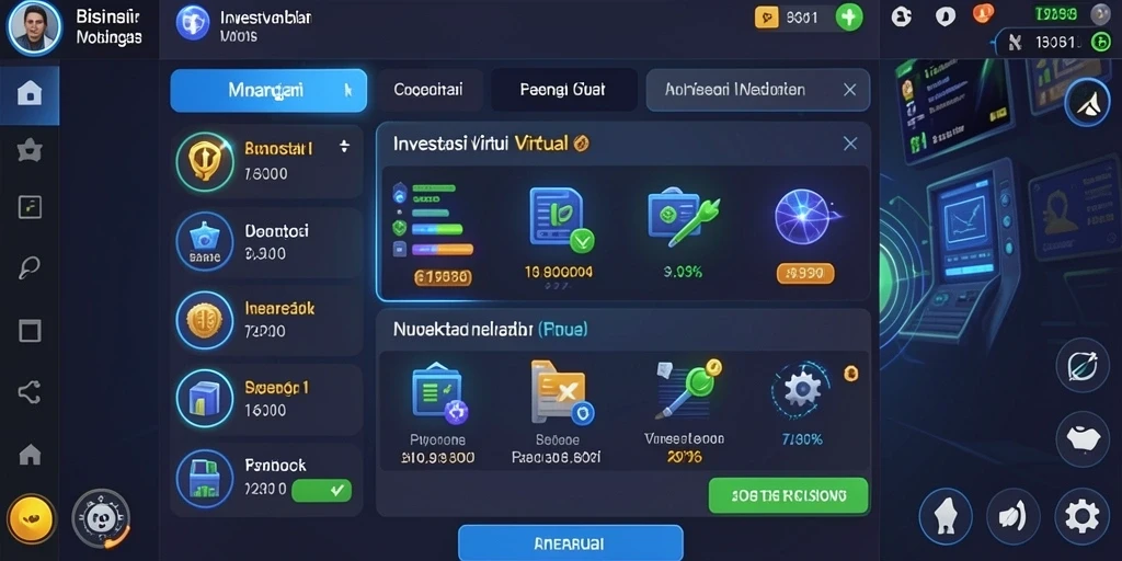 Tampilan slot yang menarik dan berwarna-warni.