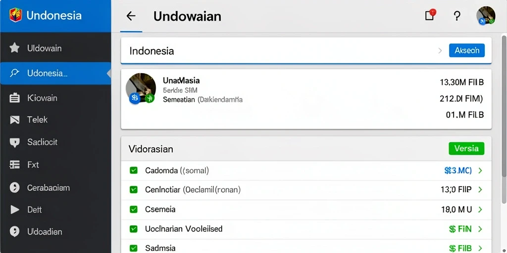 Tampilan antarmuka yang intuitif dan mudah digunakan.