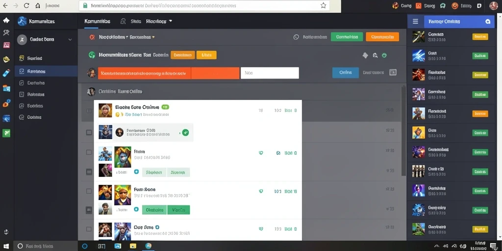 Screenshot menampilkan antarmuka permainan yang menarik.